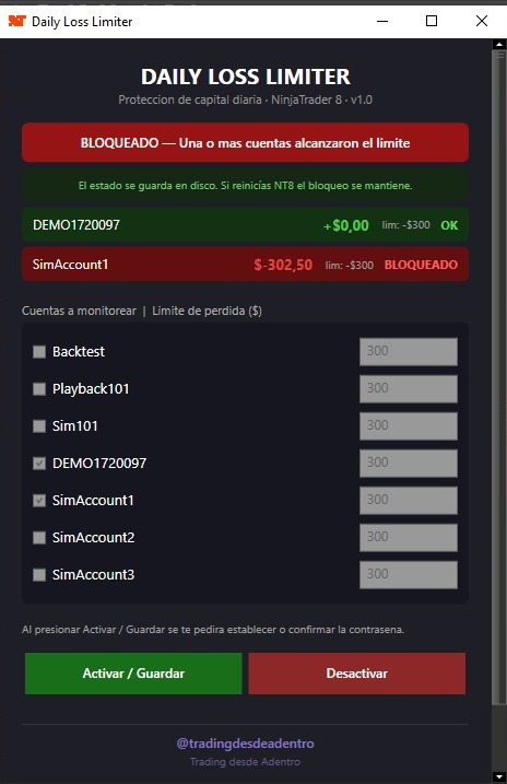 Daily Loss Limiter